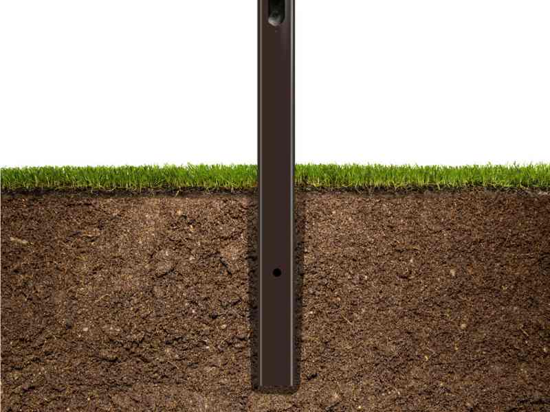 Direct burial light pole