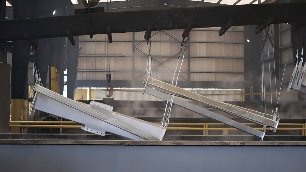 hot dip galvanized steel pole