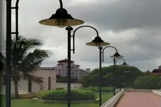 outside pole