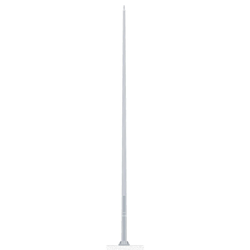 Steel octagonal light pole