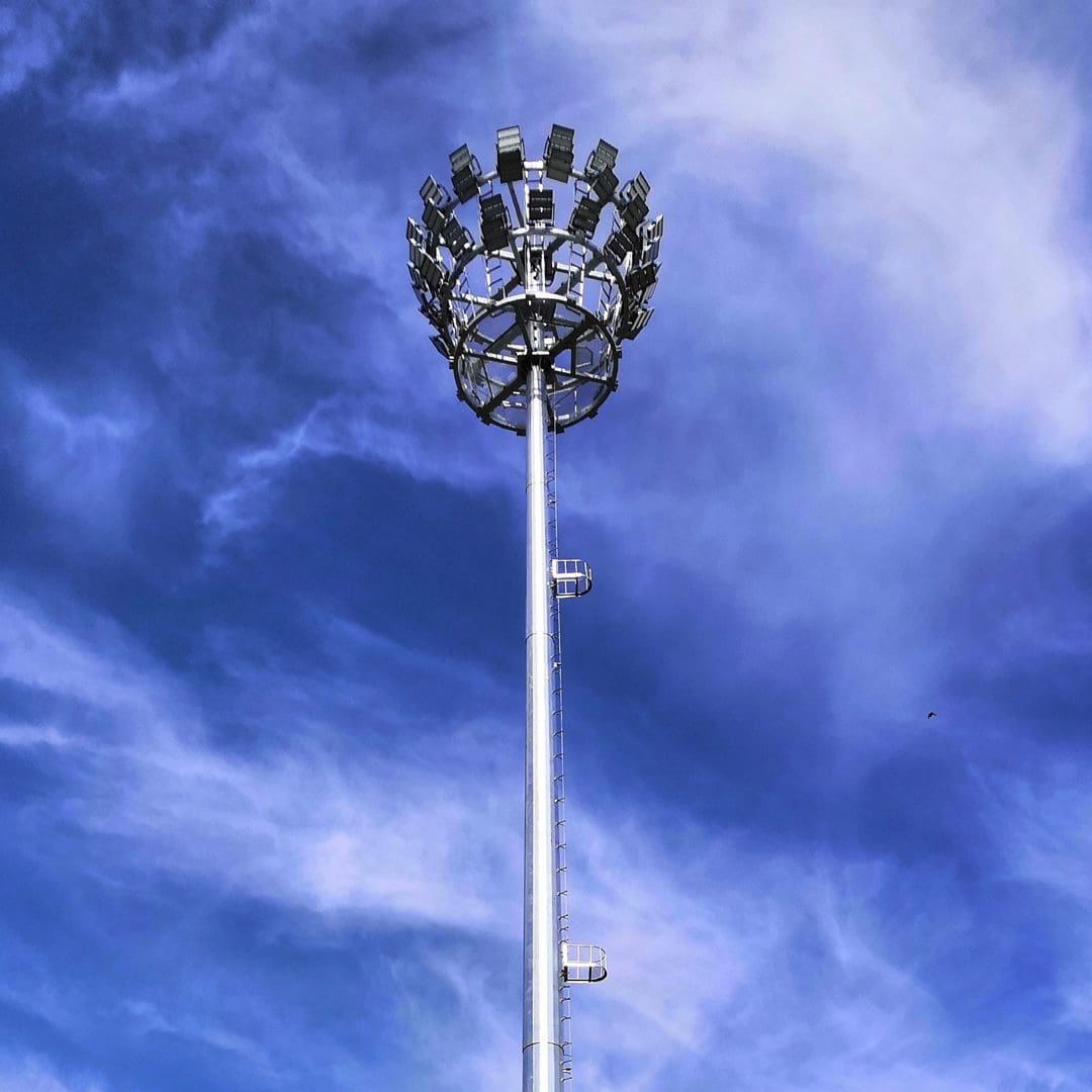 steel high mast lighting pole