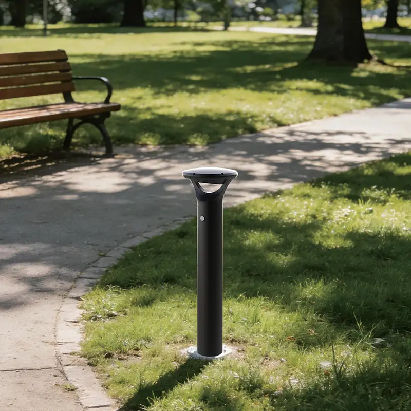 steel landscape lighting pole