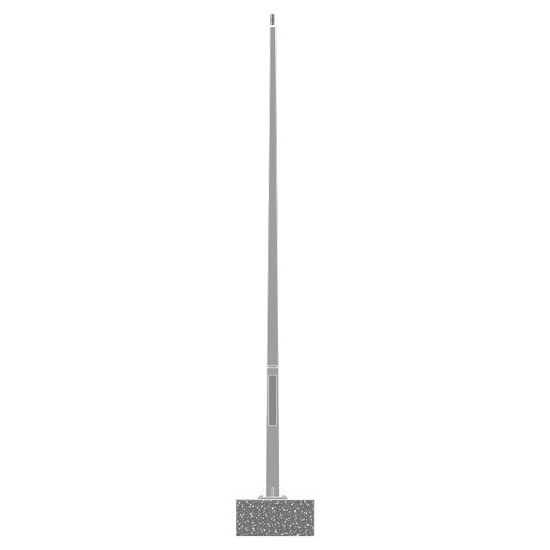 tapered steel light pole