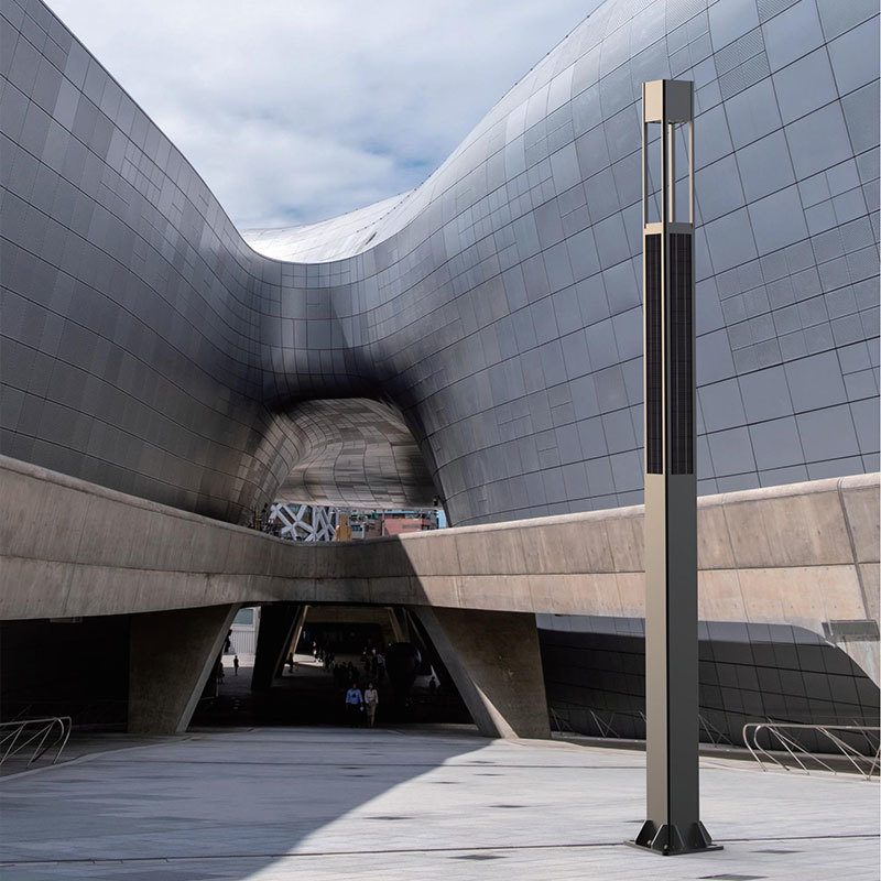 Vertical Solar Lighting Poles 2