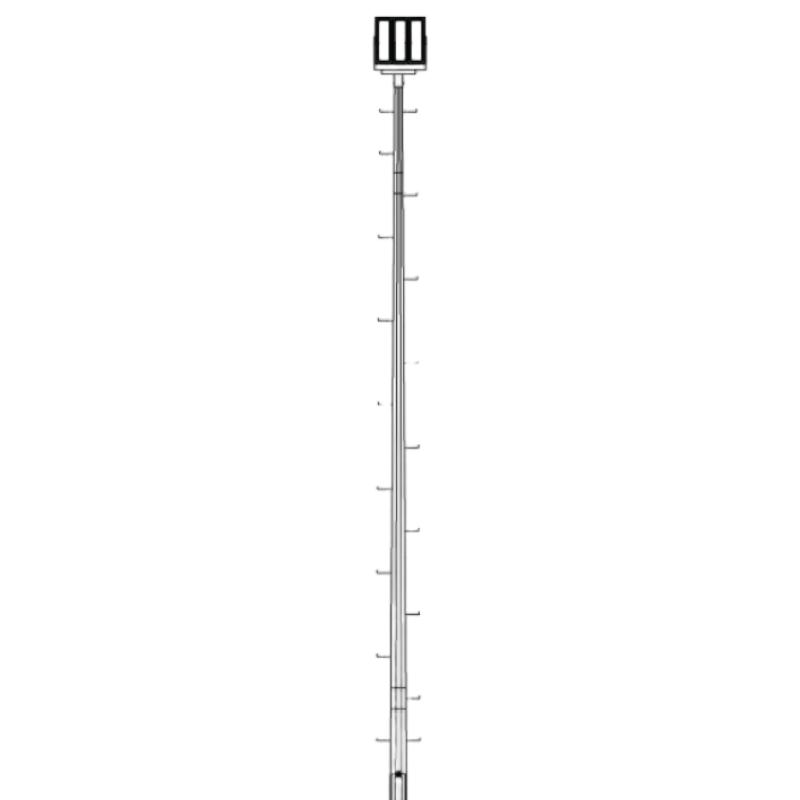 climbing rung floodlight Pole
