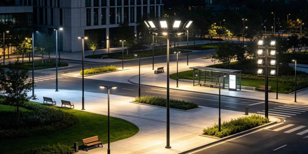 flood lighting pole​