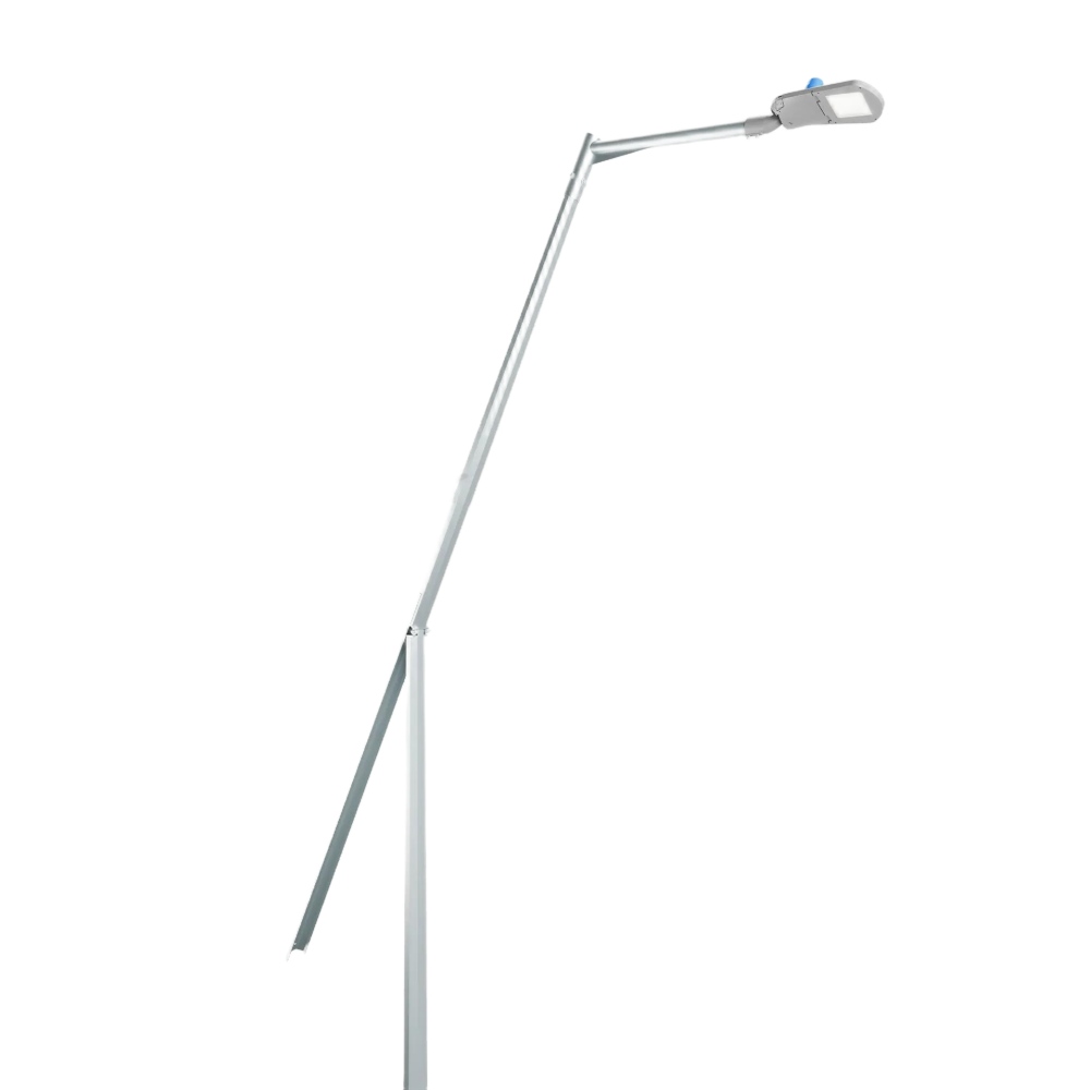 hinged street lighting pole
