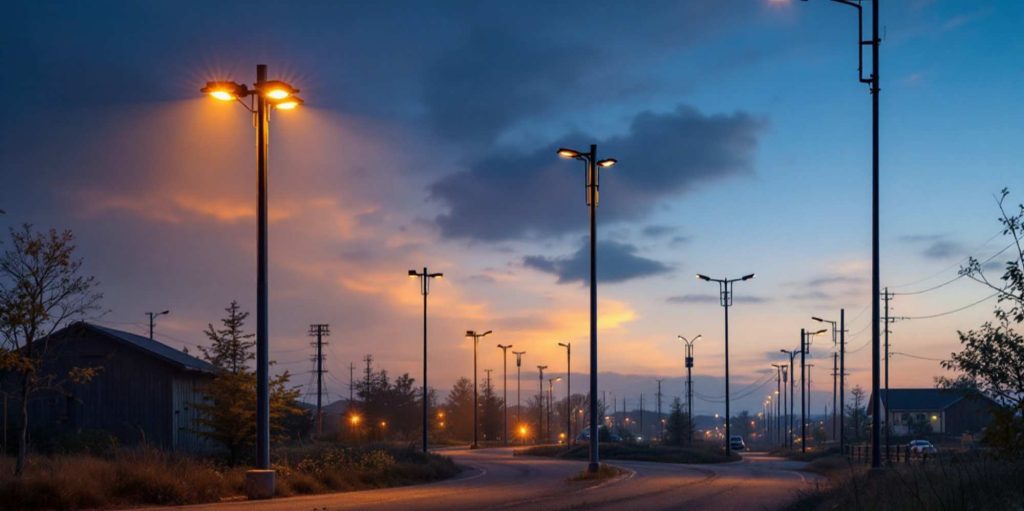 residential street light pole