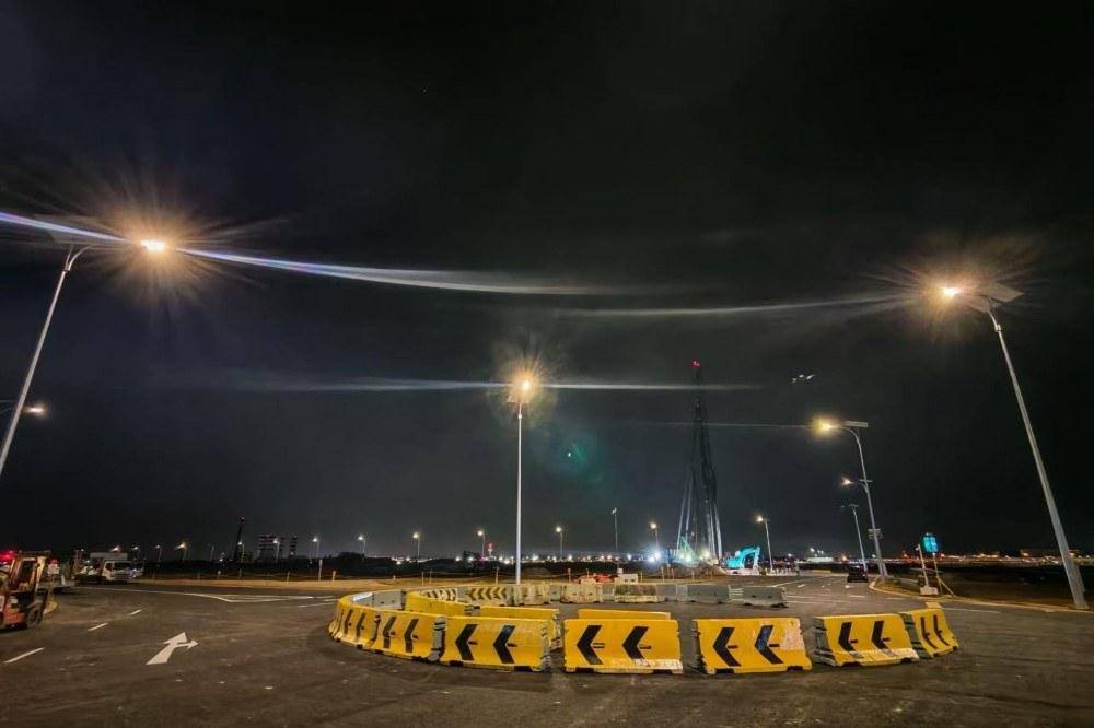 Supplied 74 nos 15m Solar Pole to T5 ERS Singapore Project