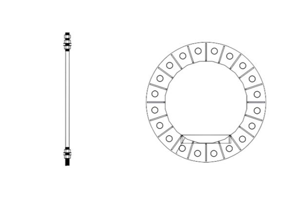 core components of our stadium light pole