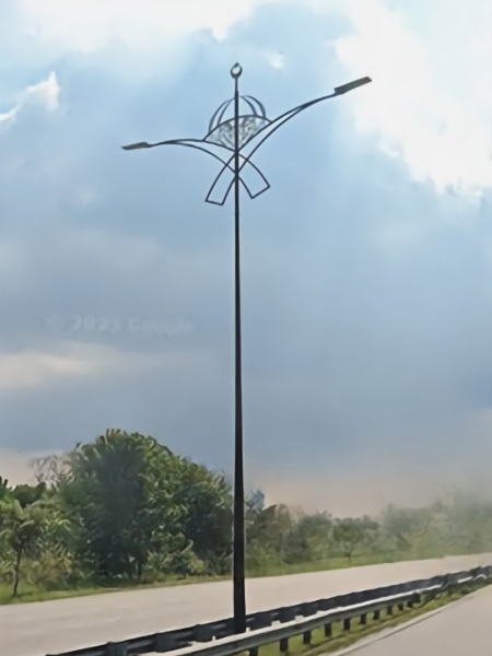 decorative lighting pole 8