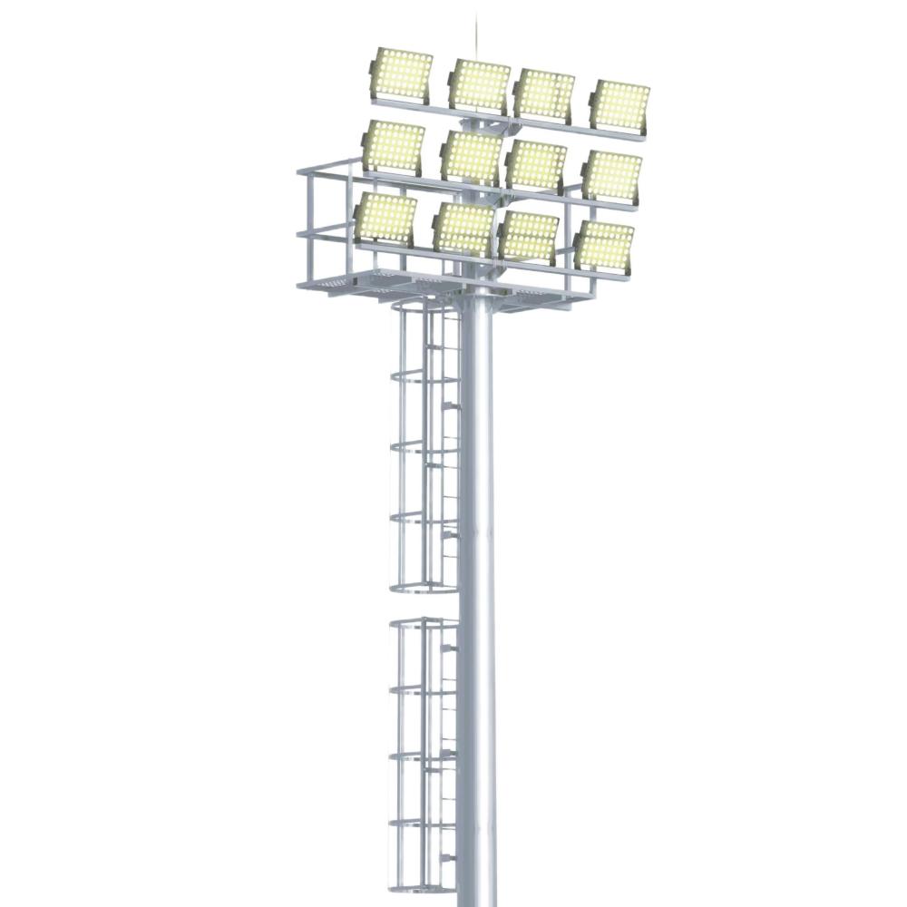 stadium mast with climbing ladder