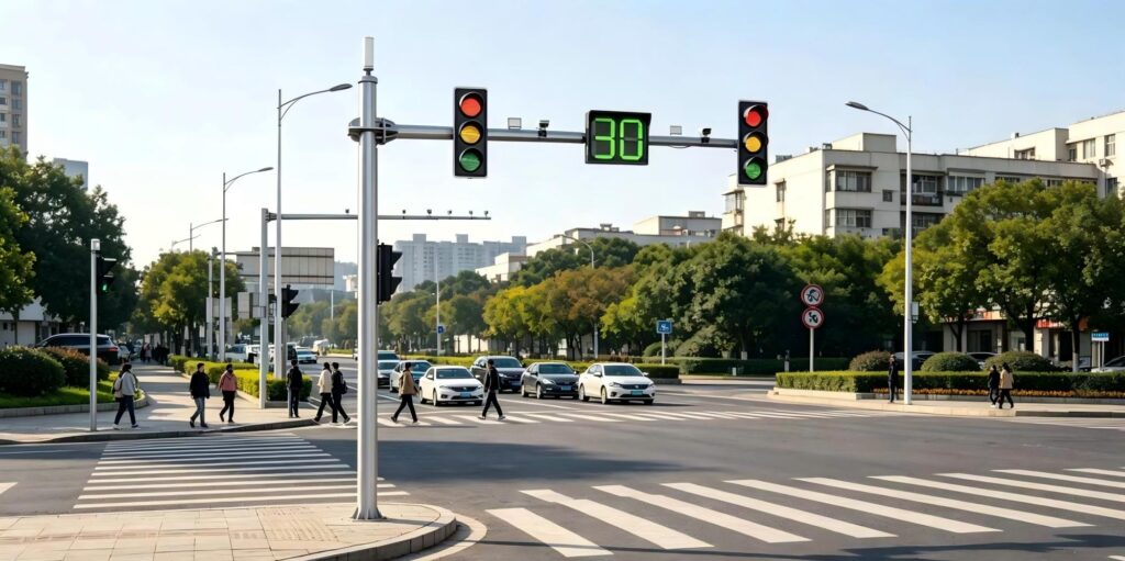 steel poles for Traffic Management Systems